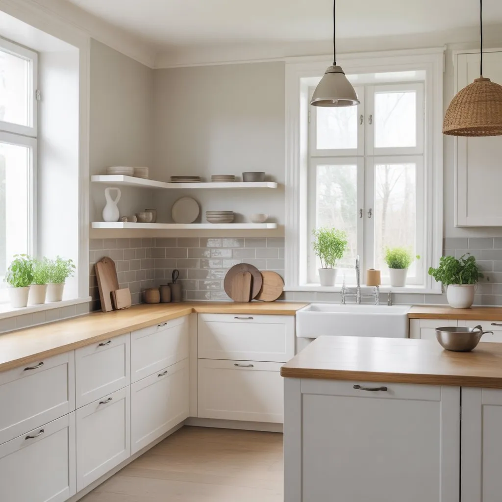 8 Modern Kitchen Decor Ideas for Stylish Homes 7 Scandinavian kitchen with natural wood and bright interior styling