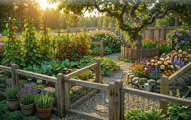 DIY Garden Fence Ideas (12 Cheap and Easy Garden Fences You Can Build This Weekend) 6 Creative DIY garden fence made from wood, wire, and reclaimed materials.