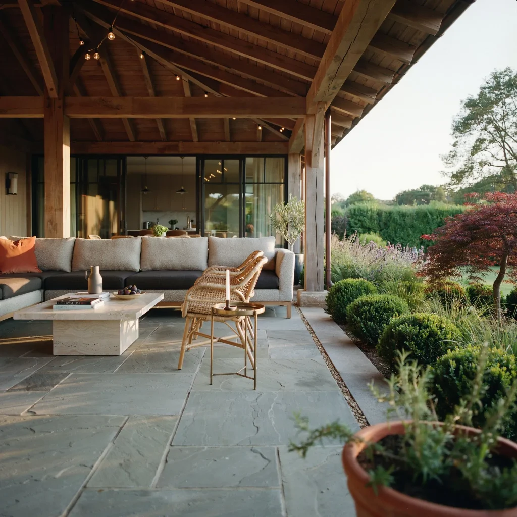Outdoor Pavilion Ideas : Create the Perfect Backyard Gathering Space 3 Modern pavilion with outdoor kitchen and dining area.