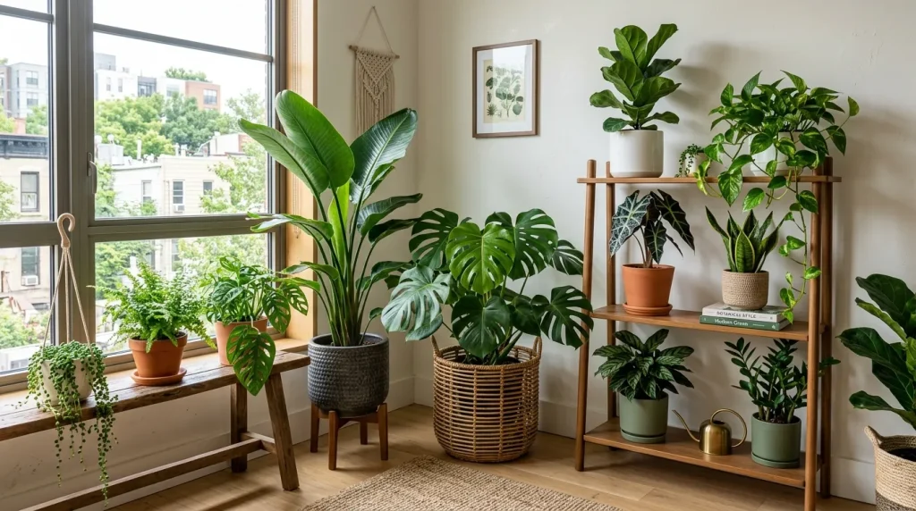 Apartment Styling Ideas: The Complete Guide to a Beautiful and Functional Home 4 Apartment styling plant corner with layered indoor greenery