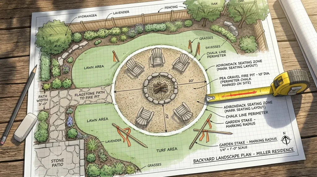 Fire Pit Ideas: The Ultimate Guide to Pea Gravel Fire Pit Areas 2 fire pit ideas backyard planning layout with gravel circle