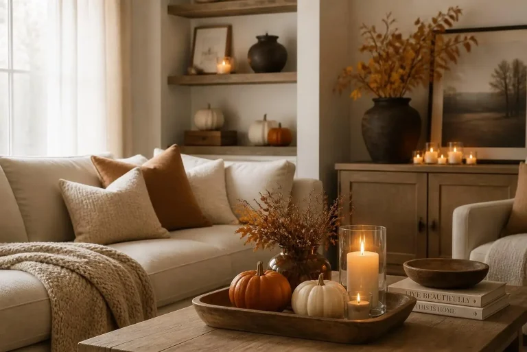 Pottery Barn Fall: Complete Guide to Creating Warm and Elegant Autumn Home Decor 4 Minimal pottery barn fall decor with elegant autumn accents