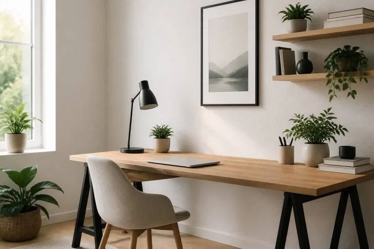 Home Office Decore: Modern Ideas to Style a Productive Workspace Like a Designer 4 green home office ideas with minimal design