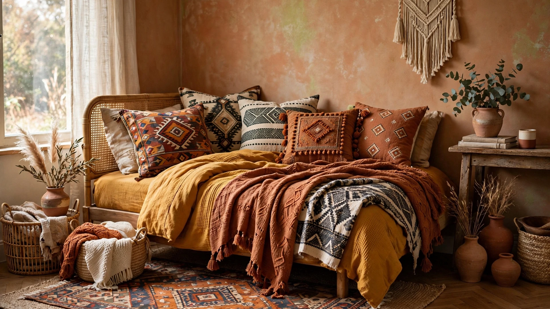 12 Versatile Daybed Ideas 3 Boho Layered Textiles