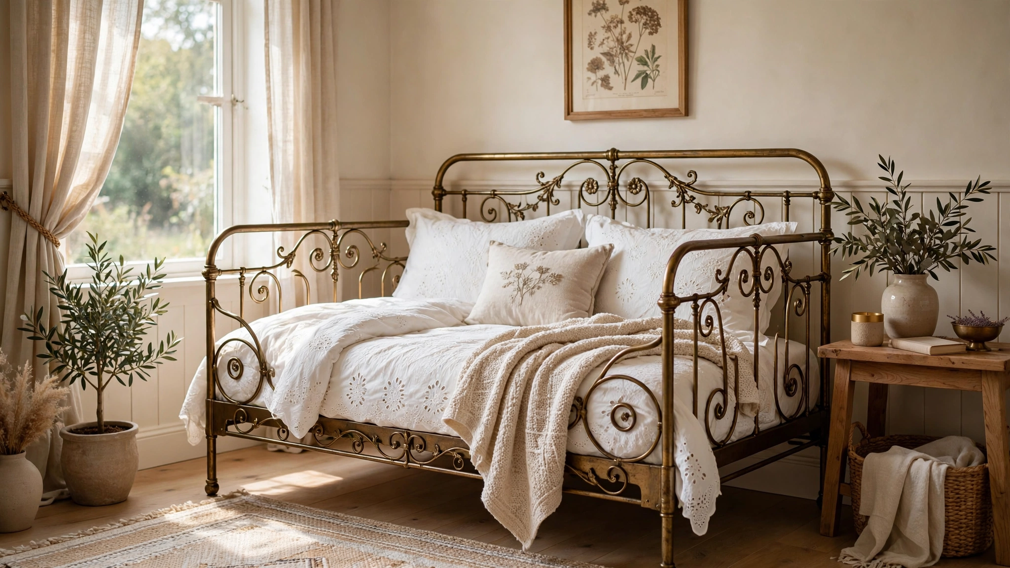 12 Versatile Daybed Ideas 5 Vintage Iron Frame Charm