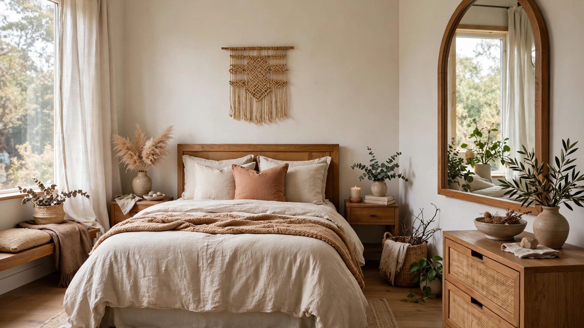 12 Feng Shui Bedroom Ideas for Restful Sleep 4 Use Mirrors Thoughtfully, Never Facing the Bed