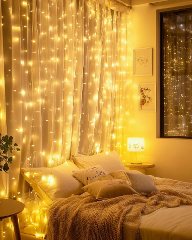 15 Best LED String & Strip Lights for a Cozy Home (2026 Guide) 4 Brightown 2-Pack 300-LED Fairy Curtain Lights