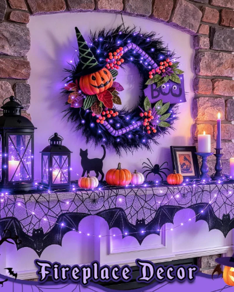 15 Best LED String & Strip Lights for a Cozy Home (2026 Guide) 5 JMEXSUSS Purple Fairy Lights (2-Pack, 400 LED)