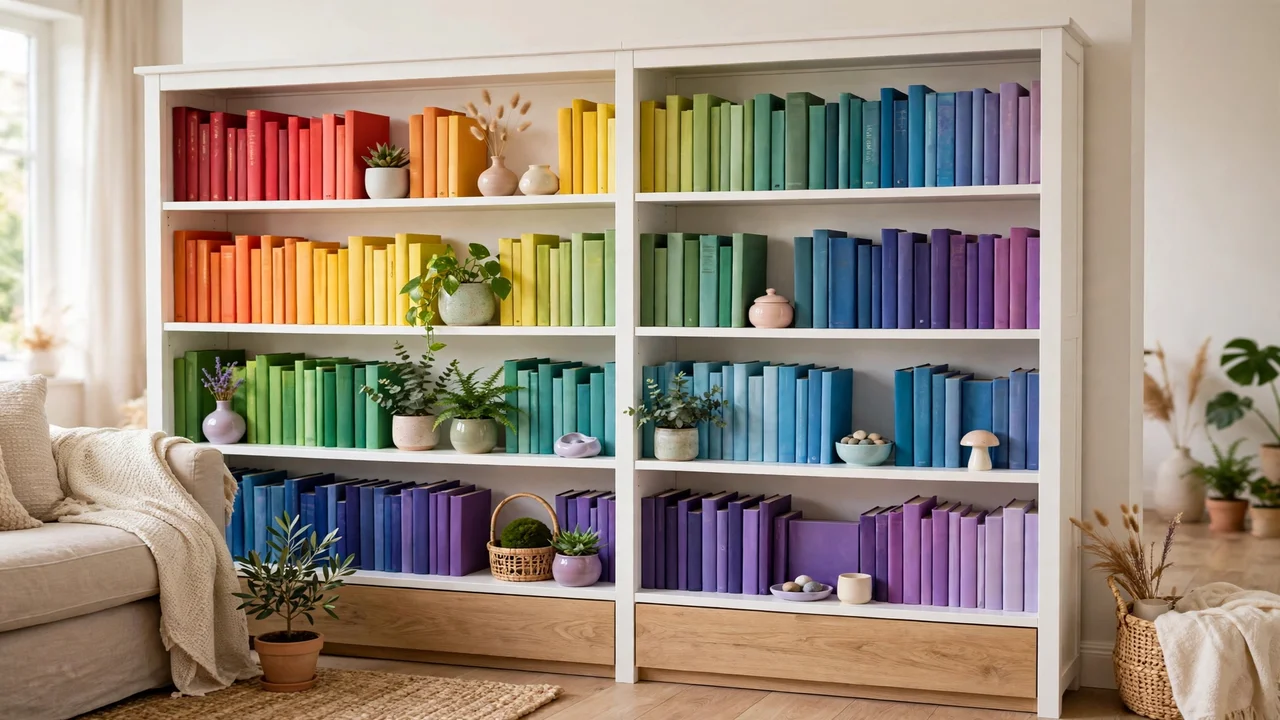 15 Living Room Bookshelf Styling Ideas 2 15 Living Room Bookshelf Styling Ideas idea 1