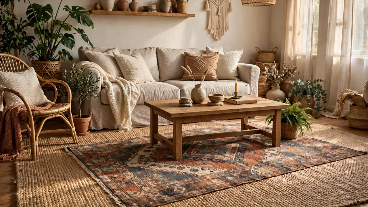 15 Living Room Rug Ideas + Size Guide 2 15 Living Room Rug Ideas + Size Guide idea 1