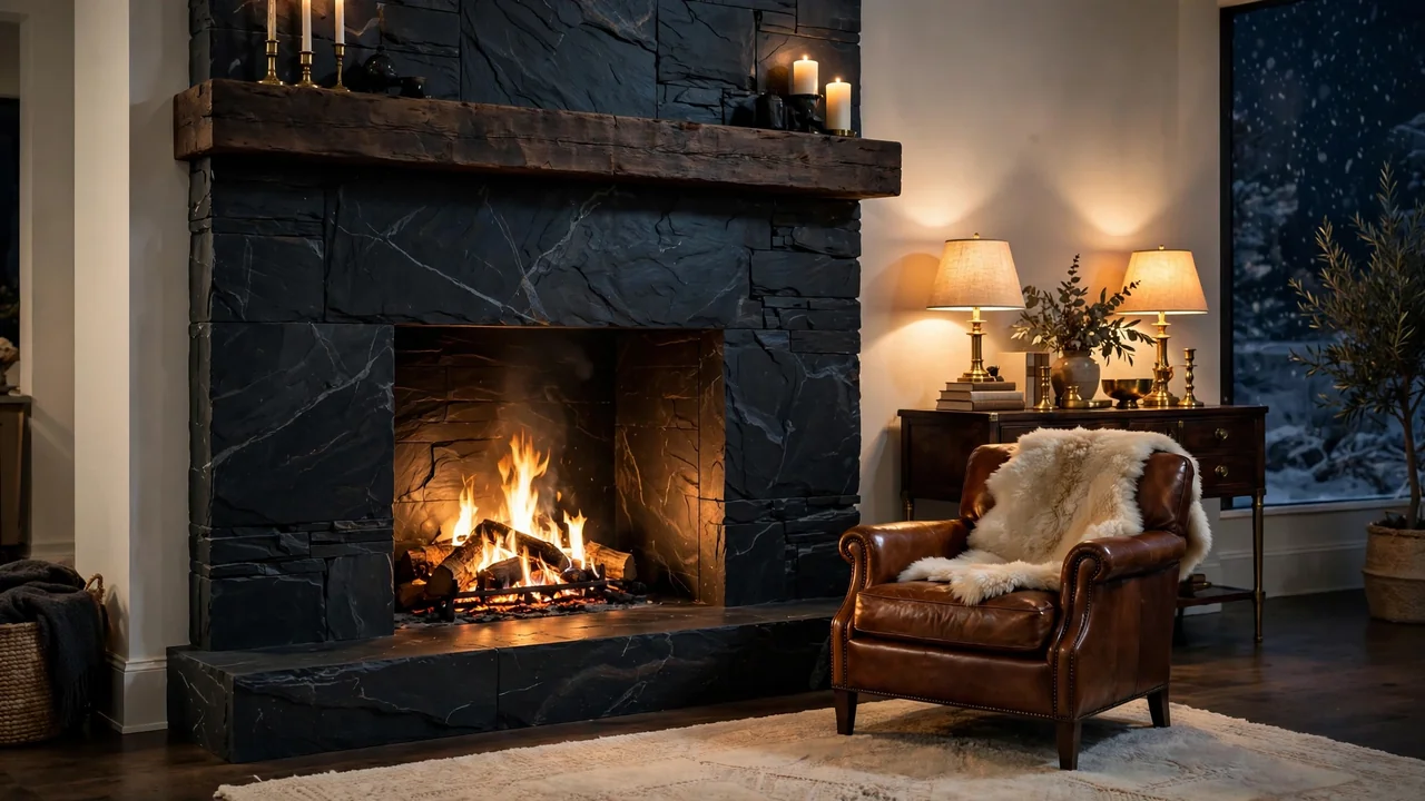 15 Stunning Stone Fireplace Ideas 5 15 Stunning Stone Fireplace Ideas idea 4