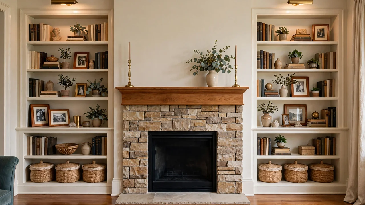15 Stunning Stone Fireplace Ideas 6 15 Stunning Stone Fireplace Ideas idea 5