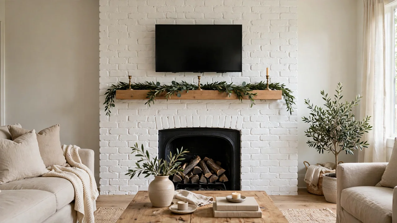 15 TV Wall Ideas + How High to Mount Your TV 3 15 TV Wall Ideas + How High to Mount Your TV idea 2